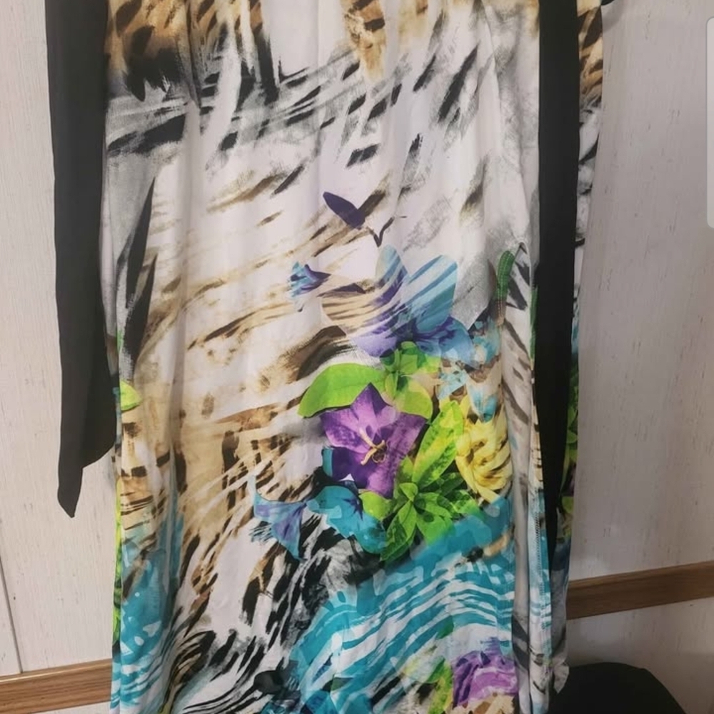 Plus Size Womans Floral and Animal Print Wrap Skirt Swimsuit Cover New